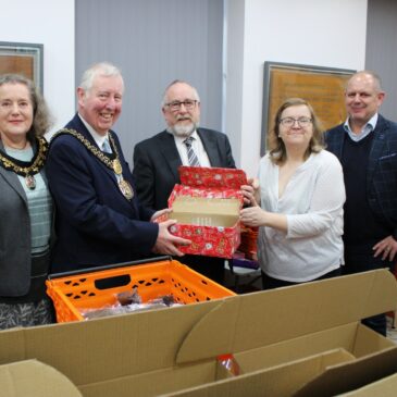 JM Glendinning Guiseley supports Cinderella Shoe Box appeal - Image